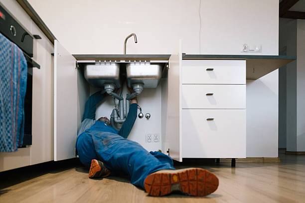 Professional Plumbing technician working in Farmington, NH